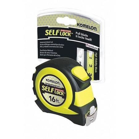 Komelon 16 ft. Tape Measure, 1" Blade EV28116