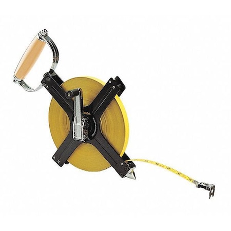 Komelon 300 ft. Open Reel Tape Measure, 1/2" Blade N6300