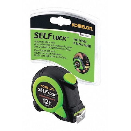 Komelon 12 ft. Tape Measure, 5/8" Blade SL2812