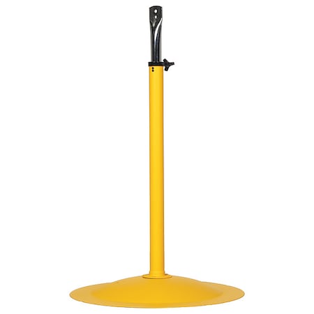 Tpi Fan Mount, HD Pedestal, Steel, Yellow HDM-P