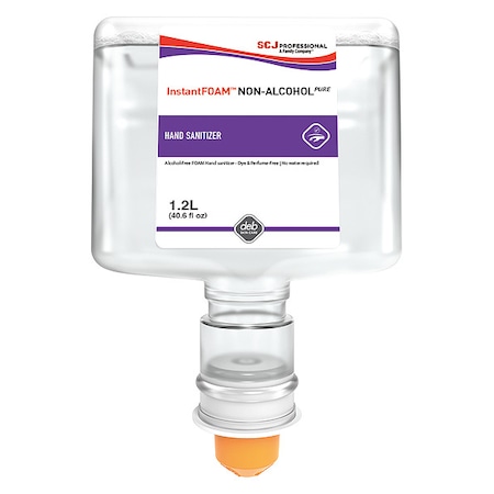 Deb Hand Sanitizer, Foam, Non-Alcohol, PK3 AFS120TF