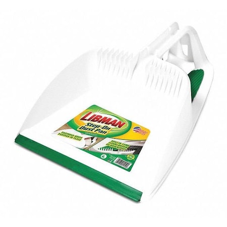 Libman Commercial Dust Pan, Step-On Foothold, 10", PK4 1150