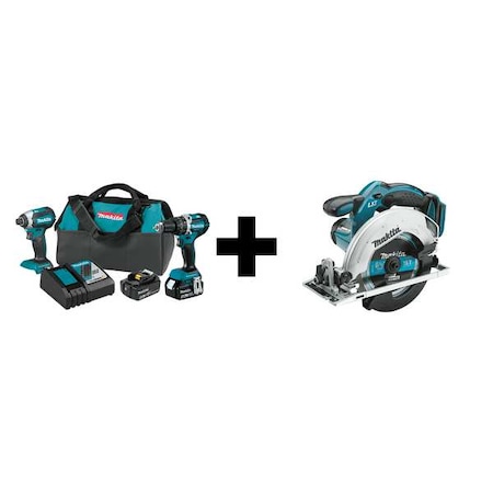 Makita 18V LXT Brushless 2pc Combo Kit (4.0Ah) XT269M + XSS02Z