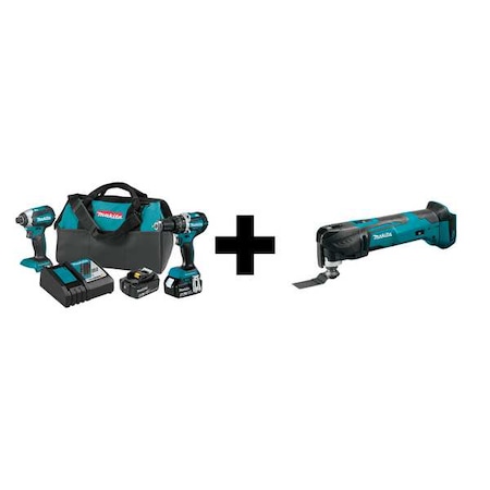 Makita 18V LXT Brushless 2pc Combo Kit (4.0Ah) XT269M + XMT03Z