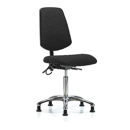 Zoro Select Ergonomic Chair, No Arms, 21-1/2" to 29" Height, Black BR-ESD-FMBCH-MB-CR-T1-A0-NF-EG-ESDBLK