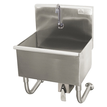 Advance Tabco Wash Sink, Hands-Free, 1 Station, Knee Pedl 19-18-23KV