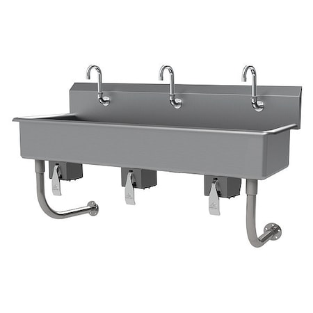 Advance Tabco Wash Sink, NSF, ADA, Hands-Free, 3 Station FS-WM-60KV