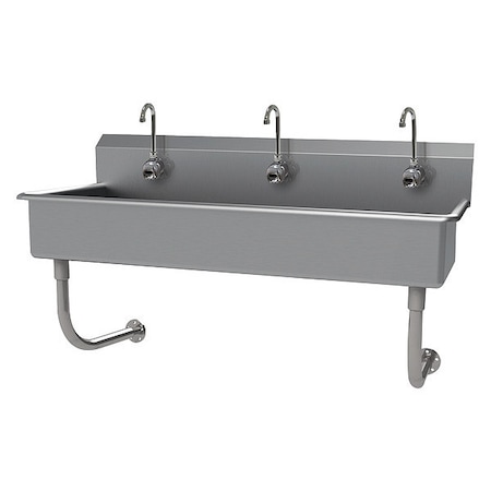 Advance Tabco Wash Sink, NSF, Hands-Free, 3 Station FC-WM-60EF