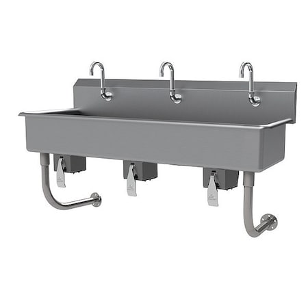 Advance Tabco Wash Sink, NSF, Hands-Free, 3 Station FC-WM-60KV