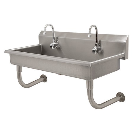 Advance Tabco Wash Sink, NSF, ADA, Hands-Free, 2 Station FS-WM-40EFADA