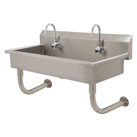 Advance Tabco Wash Sink, NSF, Hands-Free, 2 Station FS-WM-40EF
