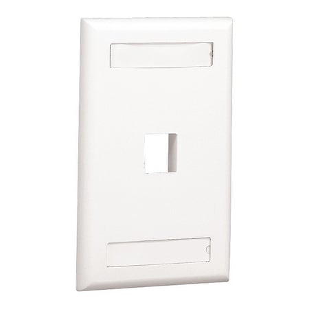 Panduit Nk, 1pt, Sg, Flush, Faceplate, L, Ei NK1FEIY
