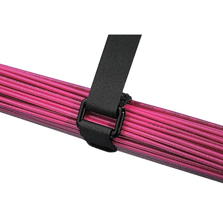 Panduit Cable Tie, 12 in L, 3 in Max Bundle Dia., Black, Nylon, 222 lb Strength, 10 PK HLC3S-X0