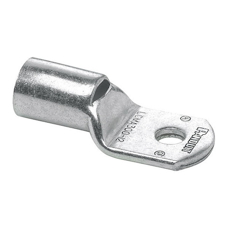Panduit One-Hole Compression Lug, 70 mm sq Max, #10 Stud, Standard Barrel, Copper, None LCMA70-10-L