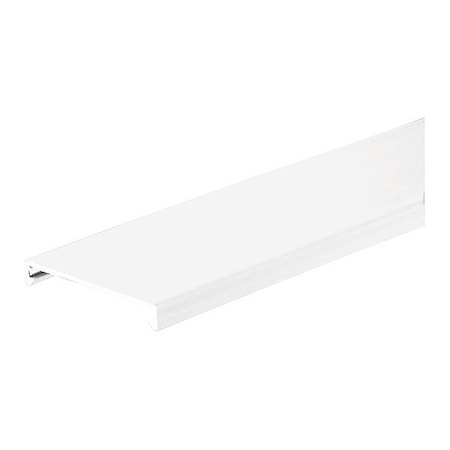 Panduit Duct cover, 3 W x 6' length, PVC, white. C3WH6