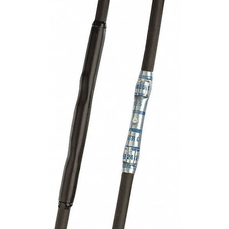 Panduit Adhesive Lined Heat Shrink Tube, Thin Wall, 3:1 I.D. Shrink Ratio, 1 in I.D. Before Shrinking, Black, 48 in, 5 PK HSTTA100-48-5