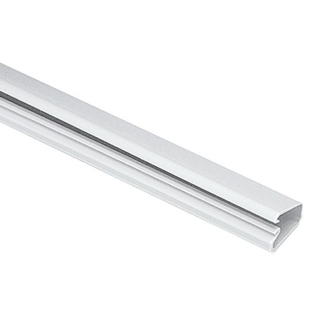 Panduit Base Raceway, LD3 Series, 1 Channel, 0.77 in W, 0.46 in H, 6 ft L, Ivory, 6 PK LD3EI6-A