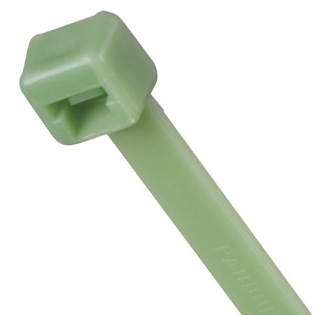 Panduit Cable Tie, 7-1/2 in L, 1.88 in Max Bundle Dia., Green, Polypropylene, 30 lb Strength, 1000 PK PLT2S-M109