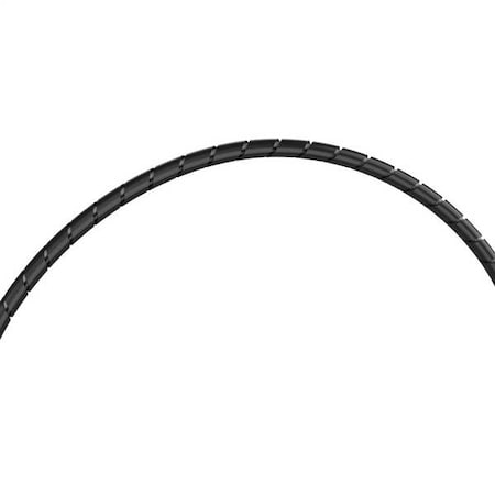 Panduit Spiral Wrap, 100 ft L, 1/2 in W, Black T50F-C0