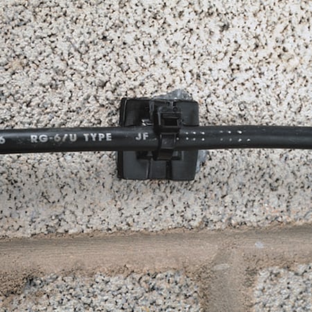 Panduit Cable Tie, Mnt, Epoxyapplied, Nat, PK100 EMS-A-C