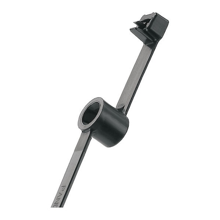Panduit Cable Tie, 15-1/2 in L, 4 in Max Bundle Dia., Black, Nylon 6/6, 120 lb Strength, 250 PK PLST4HS25-TL300