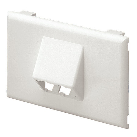 Panduit Faceplate, 1 Gang, PVC T70FH2IW