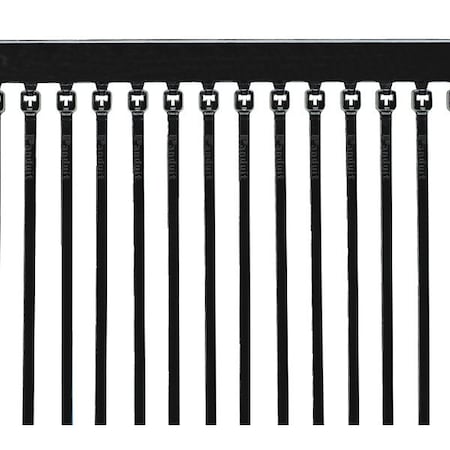 Panduit Cable Tie, 4 in L, 0.82 in Max Bundle Dia., Natural, Nylon 6/6, 30 lb Strength, 5000 PK BT1M-XMR