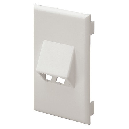 Panduit Faceplate, 1 Gang, PVC T70FV2IW