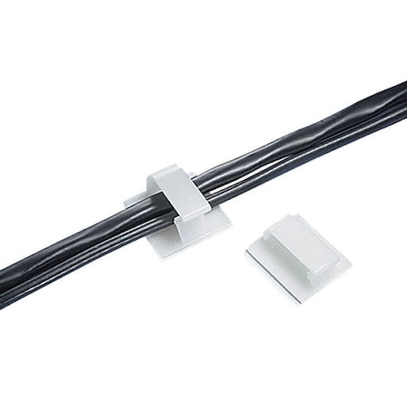 Panduit Bevelentrycordclip, Adh, .75" Bdl, Nat, PK50 BEC75-A-L