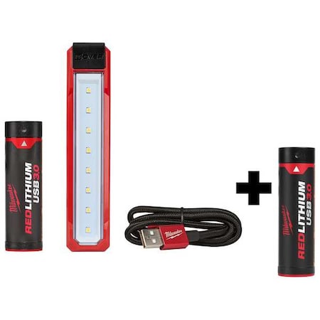 Milwaukee Tool Pocket Flood Light, Battery, LED, 445lm 2112-21, 48-11-2131