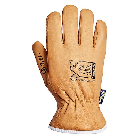Superior Glove Goat-Grain Arc-Flash Driver Glove, Cut Level A4 , 3XL 1 PR 378GOBTKL-3XL