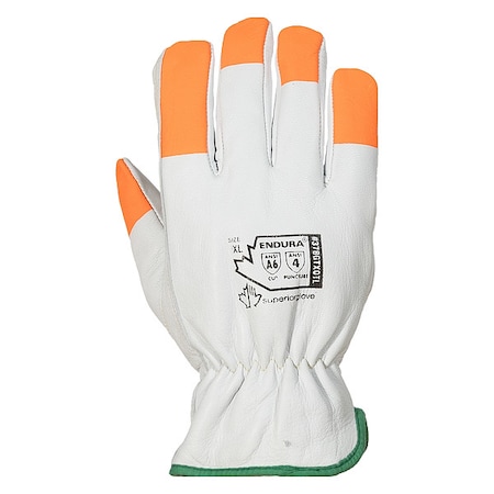 Endura Leather Gloves, Cut Level A6 , L ( 9 ) 1 PR 378GTXOTL-L