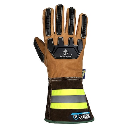 Endura Leather Gloves, Cut Level A5 , XL (10) 12 PK 378GTXVBG-XL