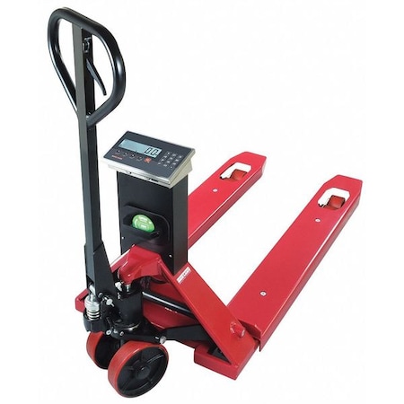 Rice Lake Weighing Systems Pallet Jack Scale, Pwdr Coat Stl, 5000 lb. RL-HPJ