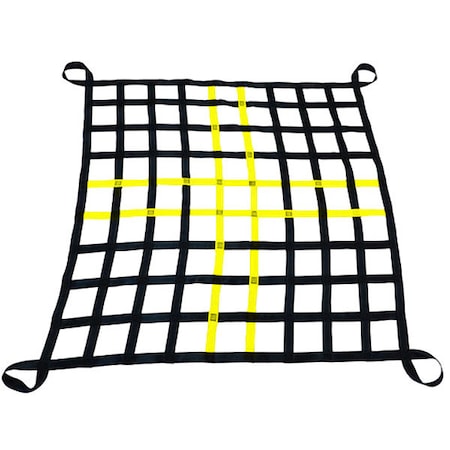 Us Netting HD Military Gr Cargo Lifting Net, 6Ftx6Ft MGCLN-625-6-2WHD