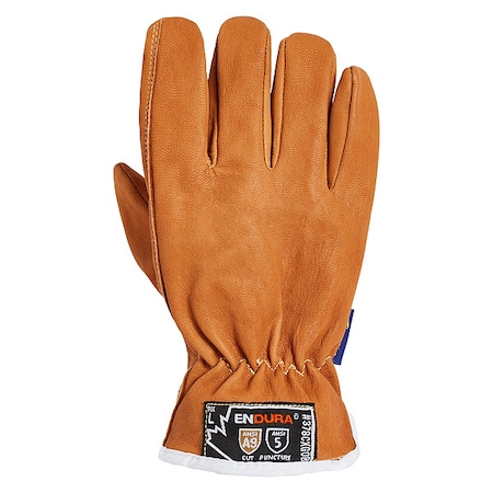 Superior Glove Leather Drivers Gloves, Shirred Slip-On Cuff, Keystone Thumb, Tan, 2XL, 1 PR 378CXGOB-2XL