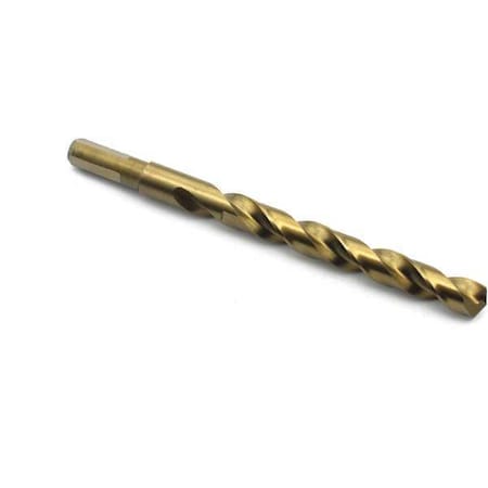 Westward 7/16" Cobalt Black/Gold 143 Deg. Jobber Length Drill Bit 38AW02