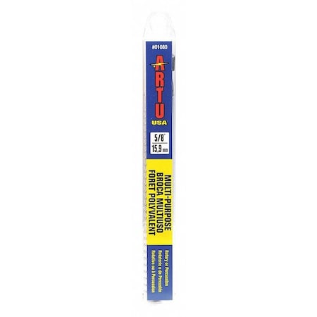 Artu Multi Purpose Drill Bit, 5/8 x 6 In 01080