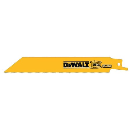 Dewalt 4" 18 TPI Straight Back Bi-Metal Reciprocating Blade (25 pack) DW4810B25