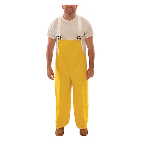 Tingley Flame-Resistant Rain Bib Overall, XL, 31 in Inseam, Neoprene, snaps O12007