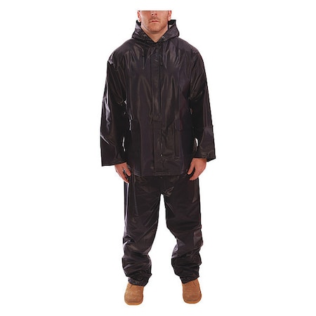 Tingley Navy Rainsuit Large Navy, PVC, Navy Blue, L S62211