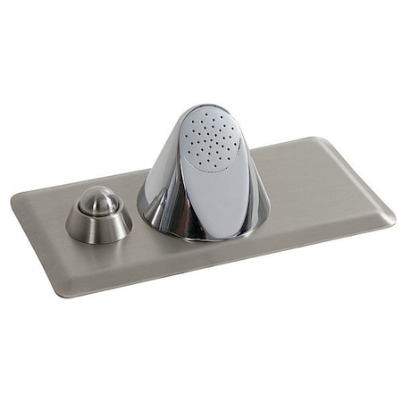 Bestcare Metering Ligature Resistant Bathroom Faucet, 2" Mount, Chrome 2 Hole WH3373