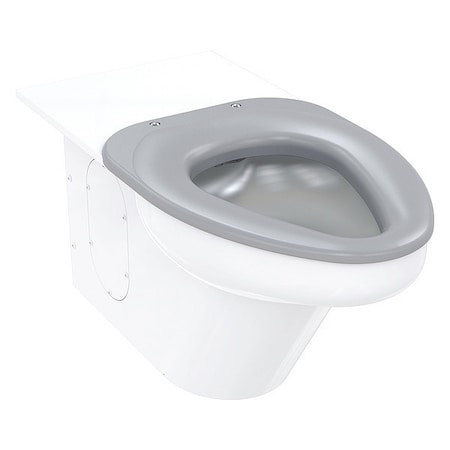 Bestcare Toilet Bowl, 1.28/1.6 gpf, Flush Valve, Wall Mount, Elongated, White WH2142-ADA-W-3-EGE10_10