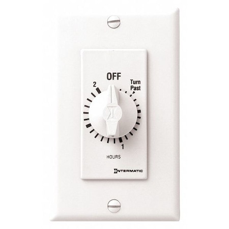 Intermatic Timer, Spring Wound, 2 Hr, SPST FD2HW