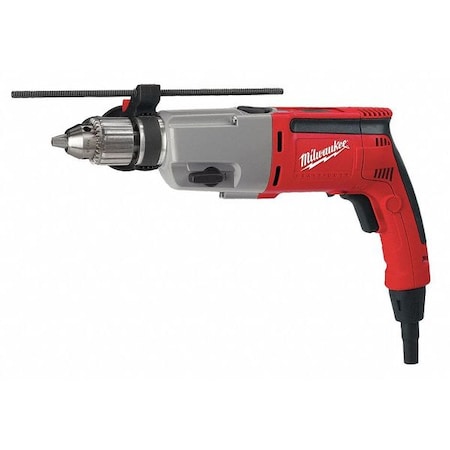 Milwaukee Tool Hammer Drill Kit, 1/2", 8.5A, 0-40,000bpm 5387-22