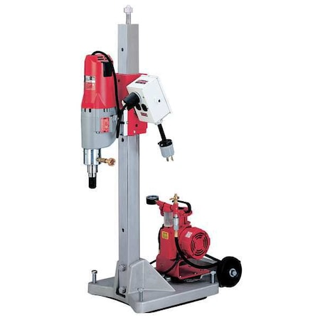Milwaukee Tool Diamond Coring Rig w/Large Base Stand, Vac-U-Rig Kit, Meter Box 4120-22