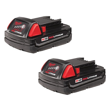 Milwaukee Tool M18 REDLITHIUM Compact Battery Two Pack 48-11-1811