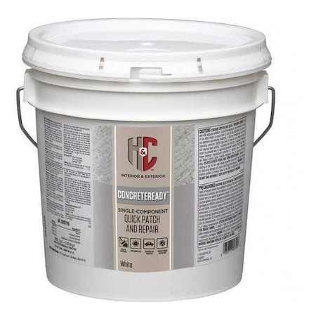H&C Concrete Patching and Repair Compound, Pail, Clear, H&C 60.100709-99