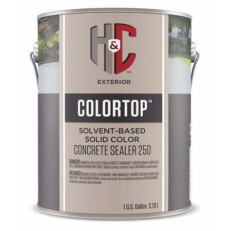 H&C 1 gal. Concrete Dustproofer Floor Sealer, Gloss Finish, Sandstone, Solvent Base 30.101204-16