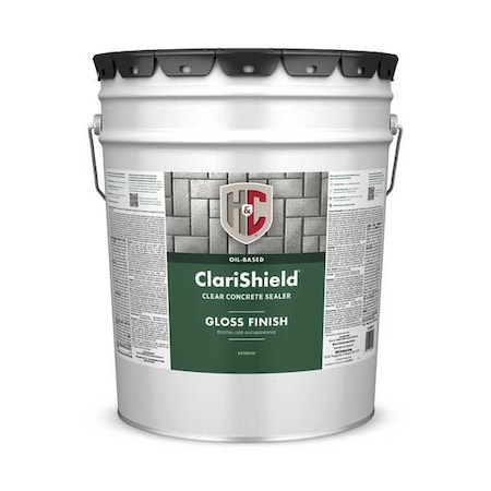 H&C Concrete Dustproofer Floor Sealer, Pail, Clear, 200 to 300 sq ft/gal Coverage 50.100305-20